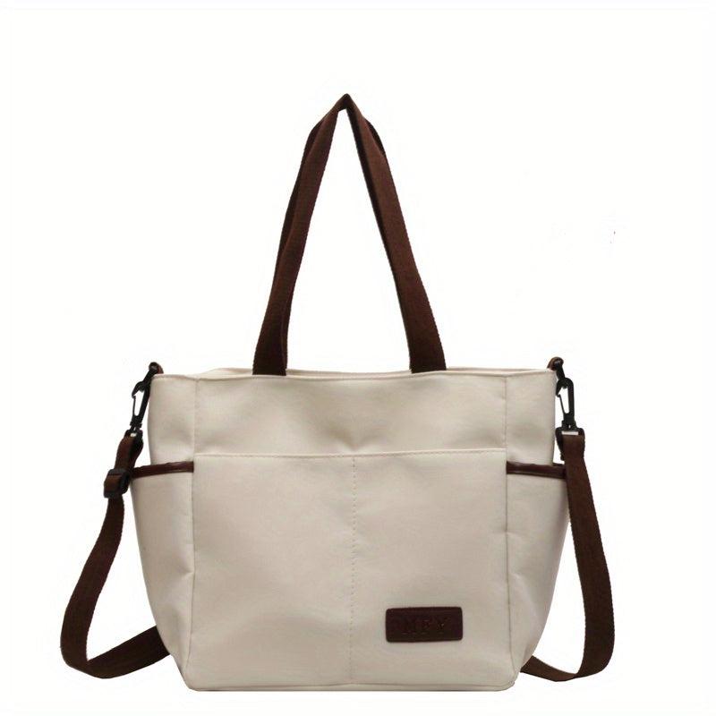Casual Tote Shoulder Bag All Match Storage Bag Women's Lightweight Bag For Work