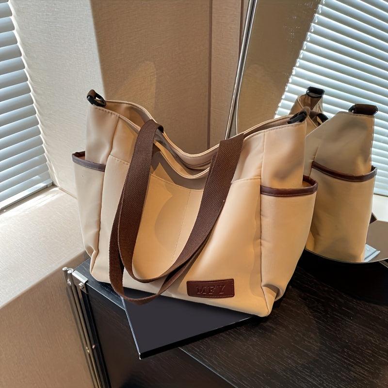 Casual Tote Shoulder Bag All Match Storage Bag Women's Lightweight Bag For Work