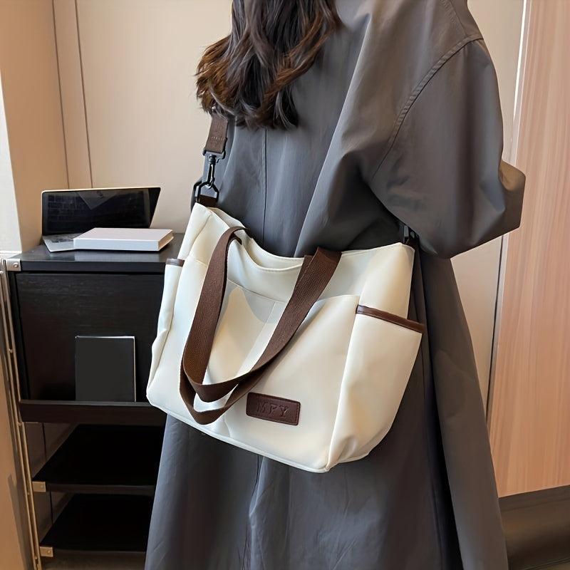 Casual Tote Shoulder Bag All Match Storage Bag Women's Lightweight Bag For Work