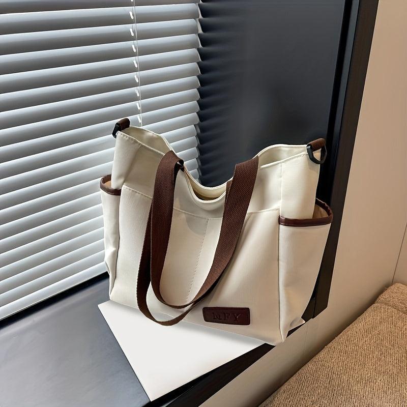 Casual Tote Shoulder Bag All Match Storage Bag Women's Lightweight Bag For Work