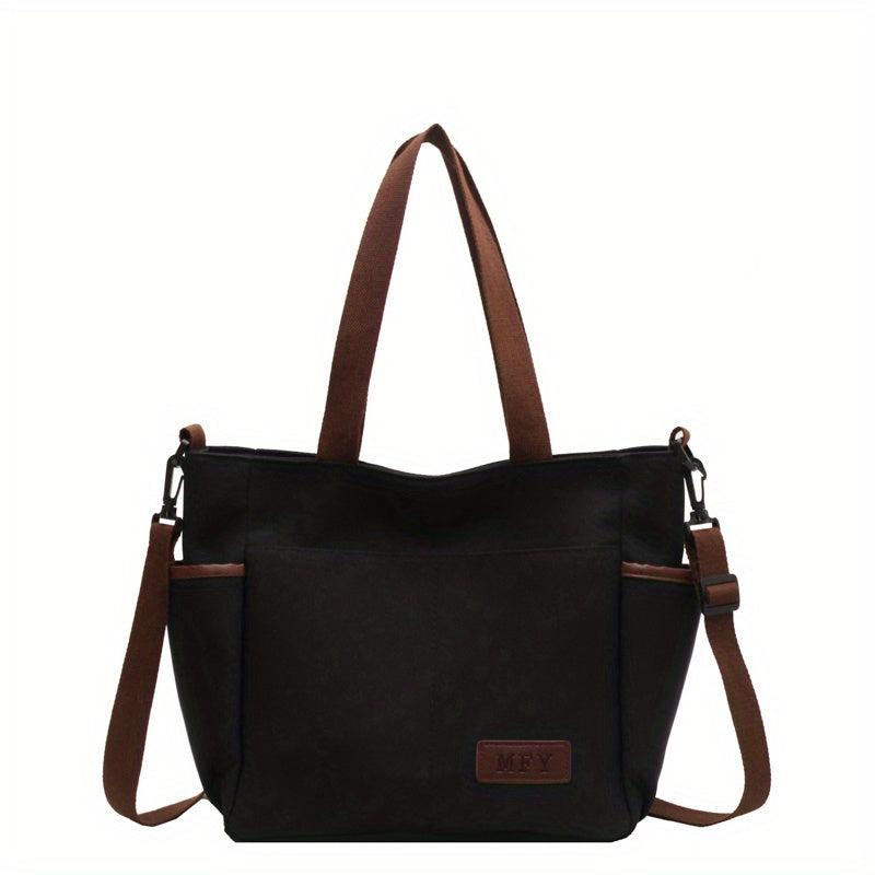 Casual Tote Shoulder Bag All Match Storage Bag Women's Lightweight Bag For Work