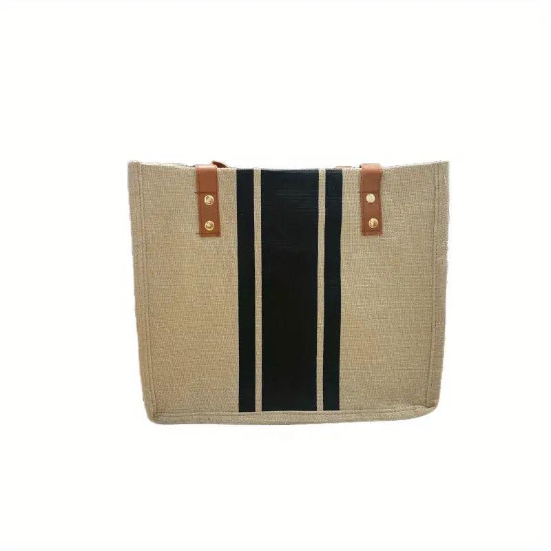 Large Capacity Canvas Satchel Tote Bag Lightweight Shoulder Bag
