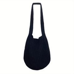 Vintage Crochet Bag Large Capacity Crossbody Bag Women's Knitted Shoulder Bag
