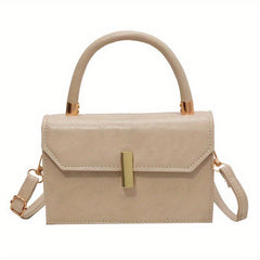 Minimalist Solid Square Handbag All Match Shoulder Bag