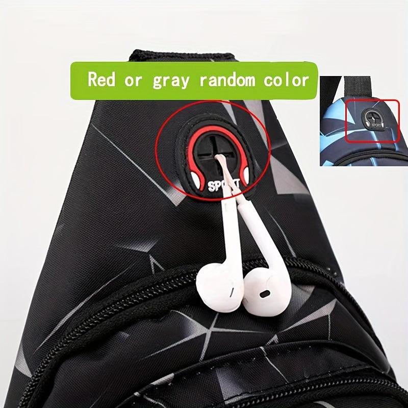 Stylish Chest Bag For Travel Casual Crossbody Bag Lightweight Sports Bag
