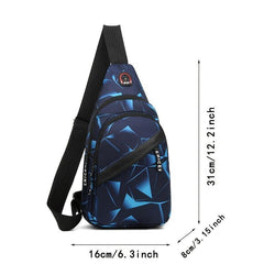 Stylish Chest Bag For Travel Casual Crossbody Bag Lightweight Sports Bag