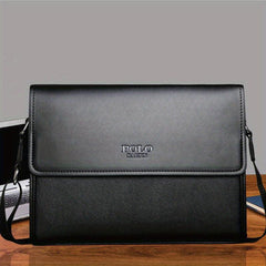 Classic Messenger Bag PU Leather Crossbody Bag