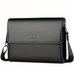 Classic Messenger Bag PU Leather Crossbody Bag