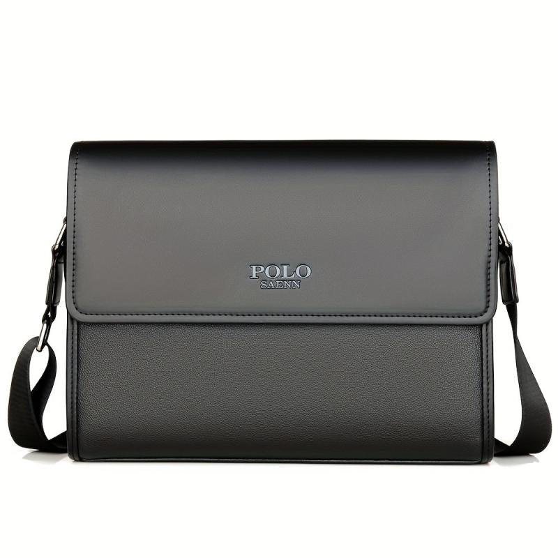 Classic Messenger Bag PU Leather Crossbody Bag
