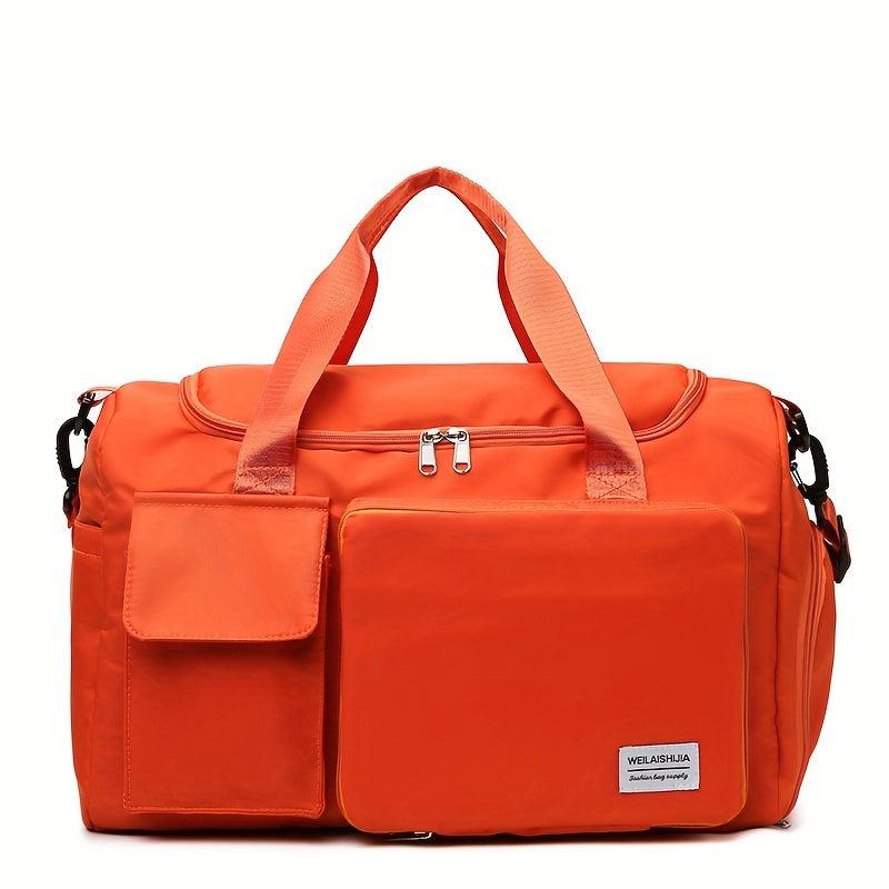 Large Capacity Duffle Bag Lightweight Luggage Bag With Shoe Compartment