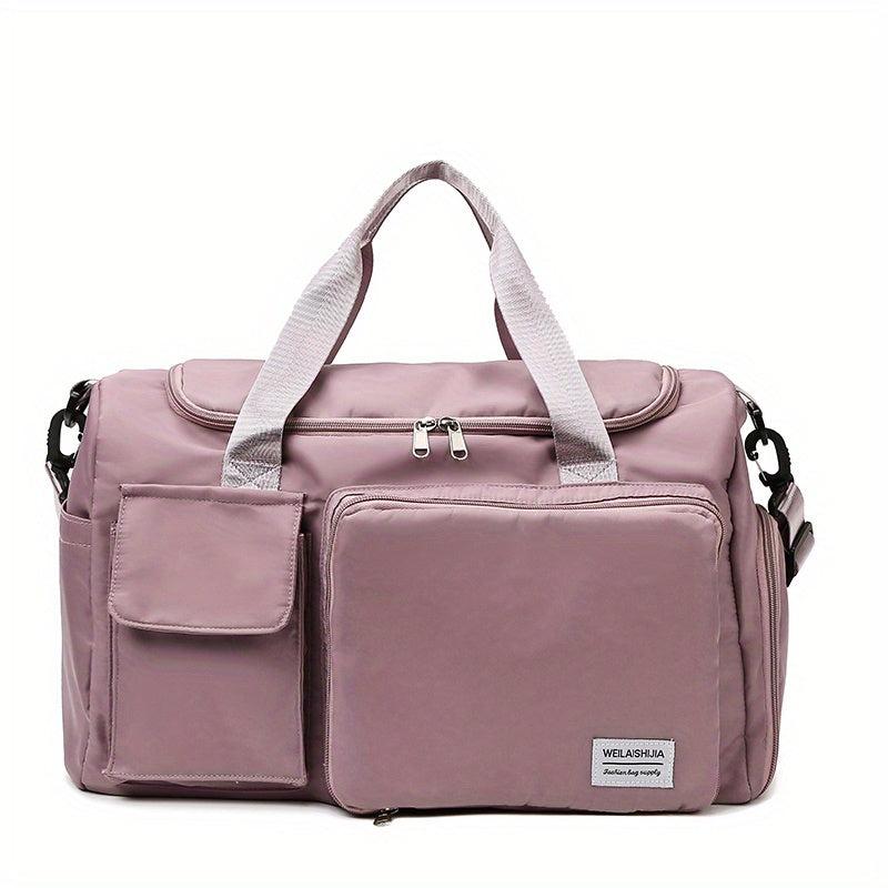 Large Capacity Duffle Bag Lightweight Luggage Bag With Shoe Compartment