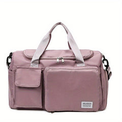 Large Capacity Duffle Bag Lightweight Luggage Bag With Shoe Compartment