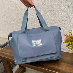 Foldable Travel Duffle Bag Large Capacity Weekender Luggage Bag
