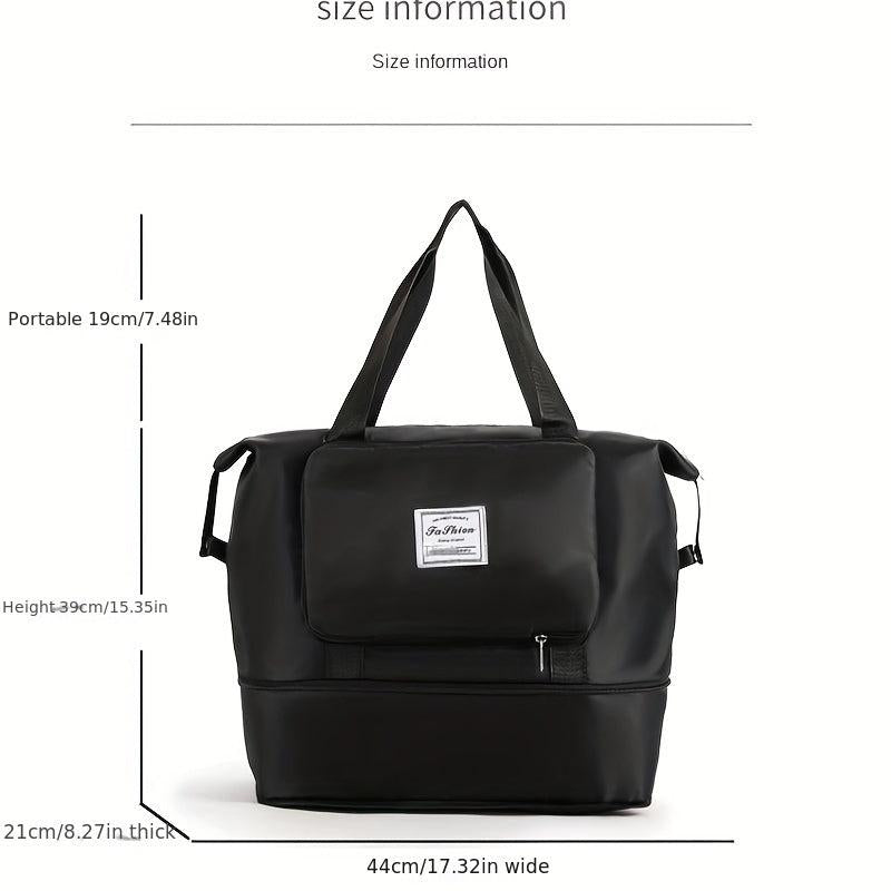 Foldable Travel Duffle Bag Large Capacity Weekender Luggage Bag