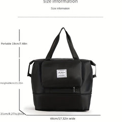 Foldable Travel Duffle Bag Large Capacity Weekender Luggage Bag