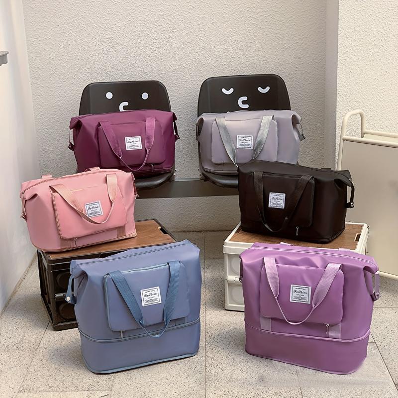 Foldable Travel Duffle Bag Large Capacity Weekender Luggage Bag