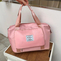 Foldable Travel Duffle Bag Large Capacity Weekender Luggage Bag