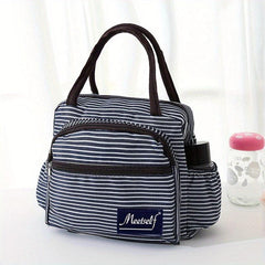 Women's Print Canvas Handbag Waterproof Lunch Bag