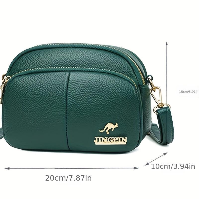 Minimalist Zipper Crossbody Bag Women's Shoulder Purse