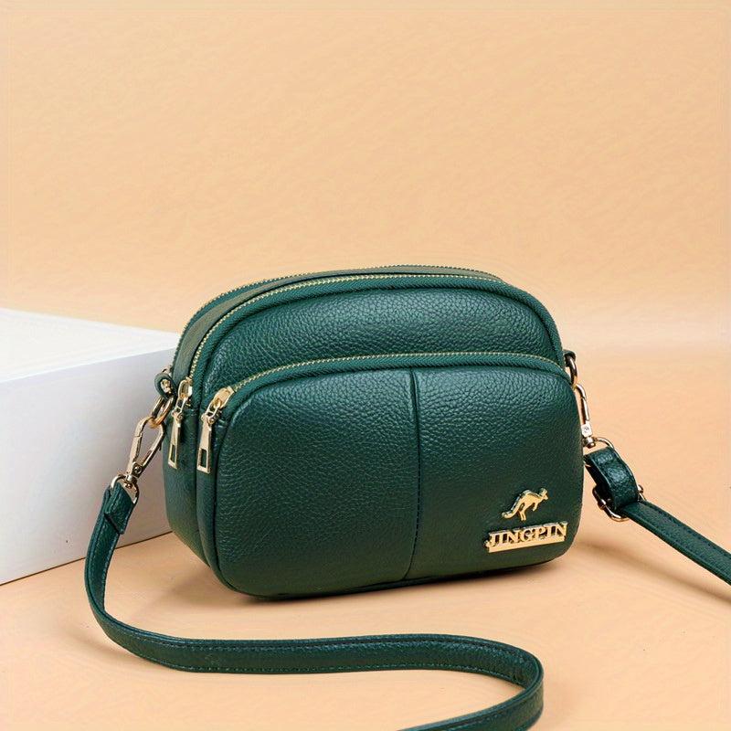 Minimalist Zipper Crossbody Bag Women's Shoulder Purse