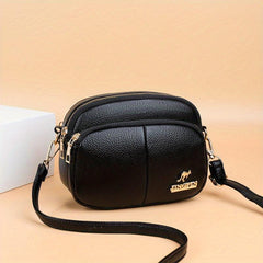 Minimalist Zipper Crossbody Bag Women's Shoulder Purse