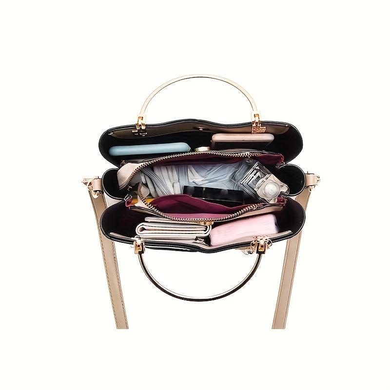Tassel Crossbody Bag with Top Ring - Stylish and Functional