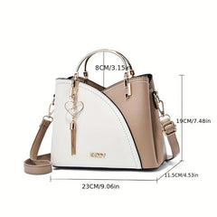 Tassel Crossbody Bag with Top Ring - Stylish and Functional