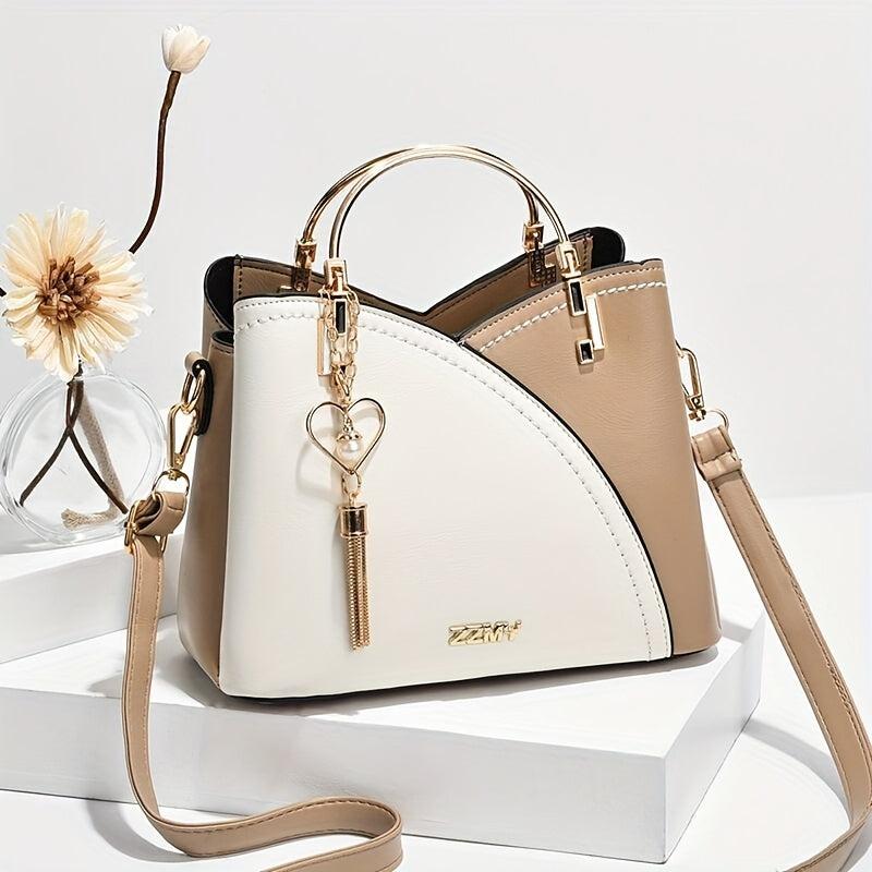 Tassel Crossbody Bag with Top Ring - Stylish and Functional