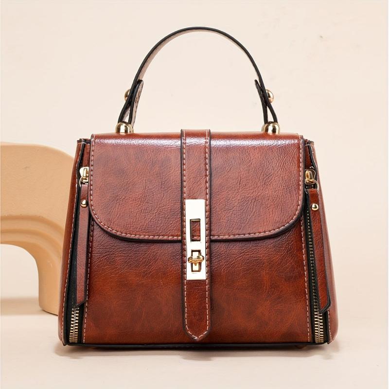 Flap Shoulder Bag Top Handle Handbag Crossbody Bag