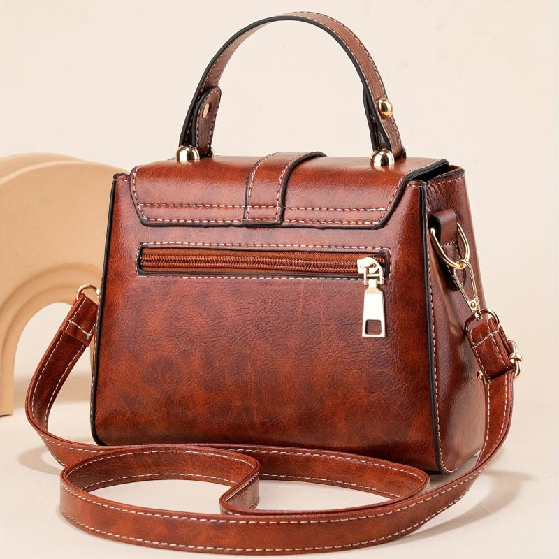 Flap Shoulder Bag Top Handle Handbag Crossbody Bag