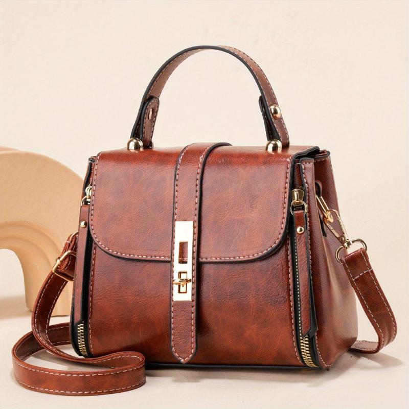 Flap Shoulder Bag Top Handle Handbag Crossbody Bag