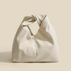 Minimalist Niche Satchel Bag Solid Handbag Women's Storage Bag With Ruched Strap