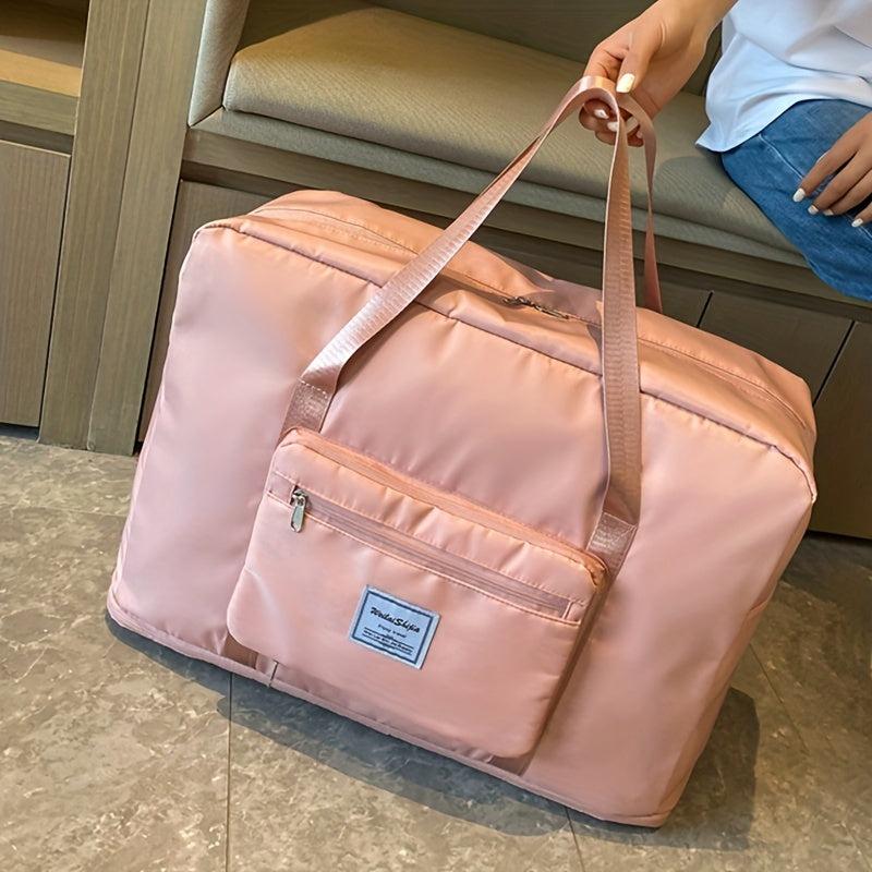 Foldable Travel Storage Bag Zipper Portable Duffle Bag