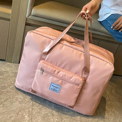 Foldable Travel Storage Bag Zipper Portable Duffle Bag