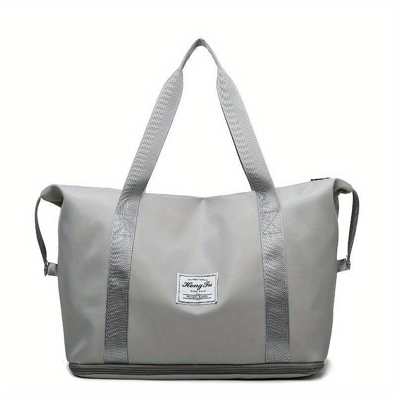 Large Capacity Carry on Tote Nylon Lightweight Luggage Weekender Bag