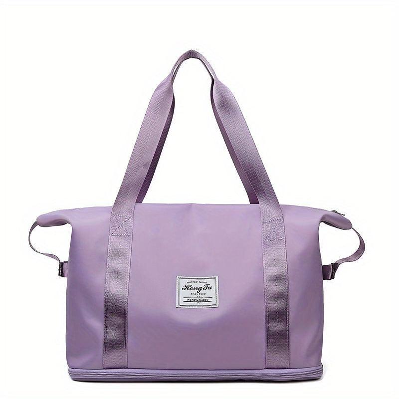 Large Capacity Carry on Tote Nylon Lightweight Luggage Weekender Bag