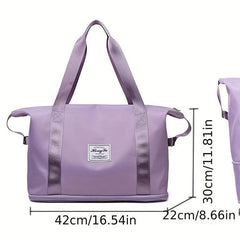 Large Capacity Carry on Tote Nylon Lightweight Luggage Weekender Bag
