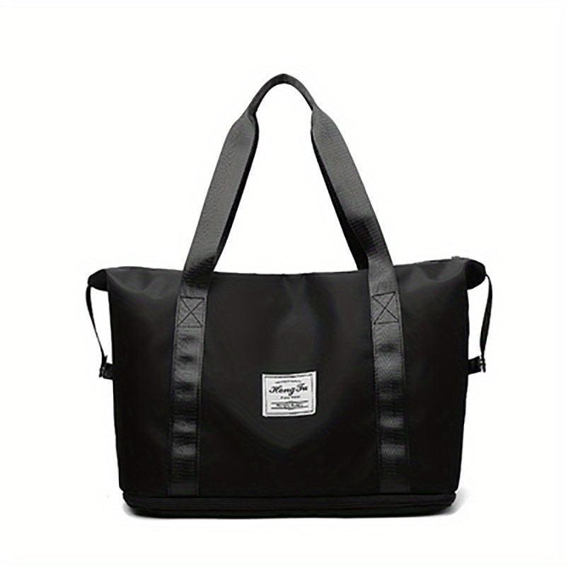 Large Capacity Carry on Tote Nylon Lightweight Luggage Weekender Bag