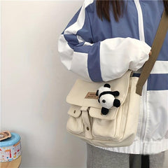 Casual Minimalist Messenger Shoulder Bag Solid Crossbody Bag