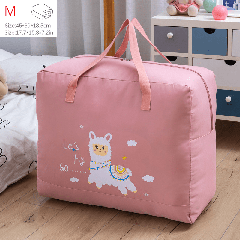 Cartoon Pattern Storage Bag Large Capacity Clothes Storage Bag