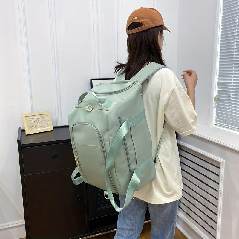 Large Capacity Travel Storage Backpack Solid Versatile Sports Bag