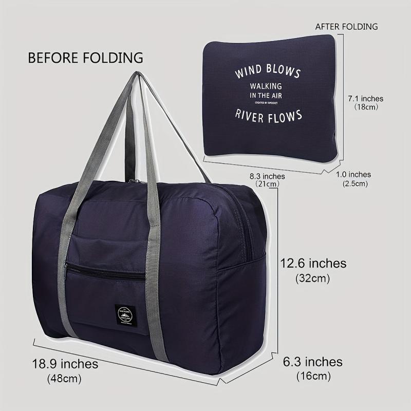 Foldable Storage Bag Travel Tote Bag Large Capacity Duffel Bag