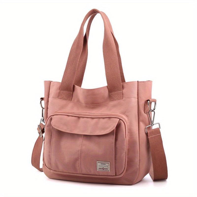 Large Capacity Nylon Handbag Crossbody Tote Bag for Daily & Travel