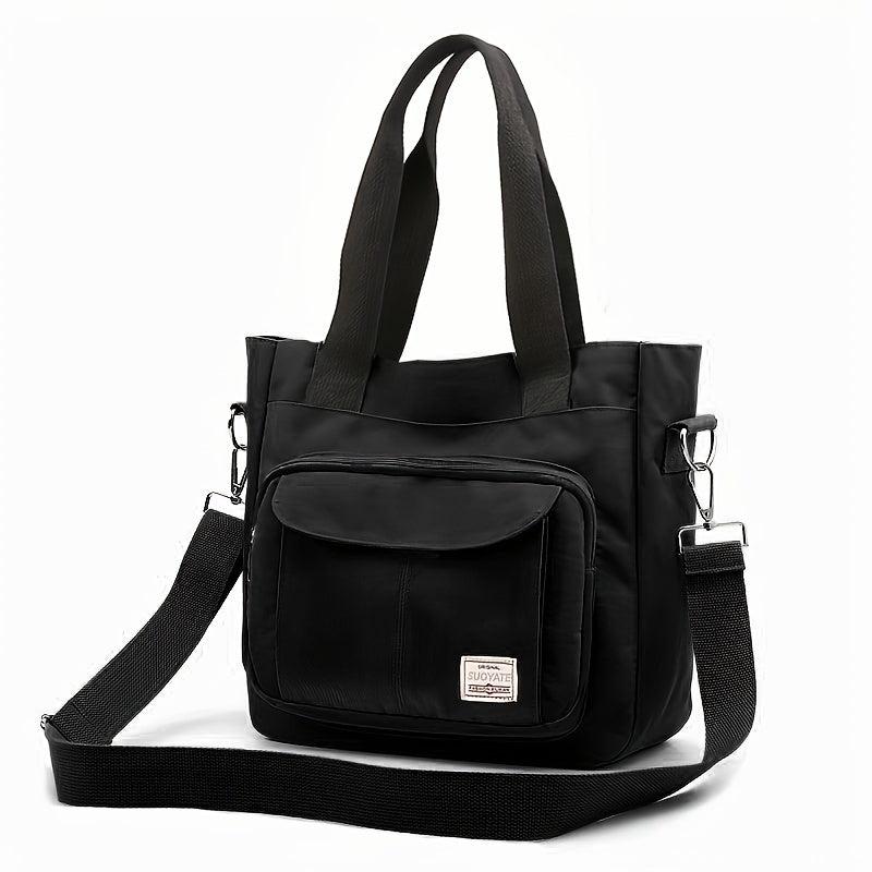 Large Capacity Nylon Handbag Crossbody Tote Bag for Daily & Travel