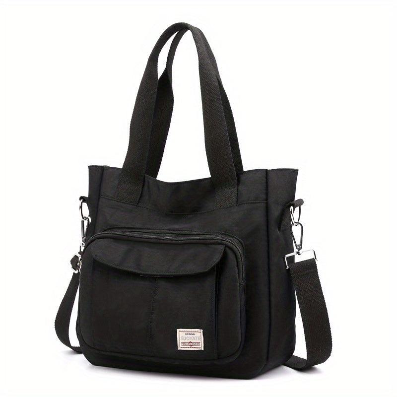 Large Capacity Nylon Handbag Crossbody Tote Bag for Daily & Travel
