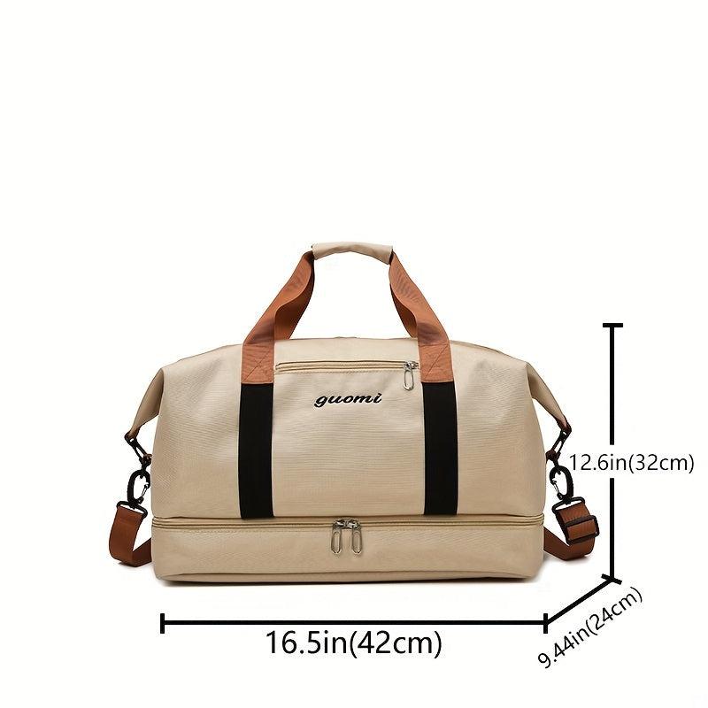 Nylon Sports Duffle Bag Large Capacity Waterproof Storage Bag