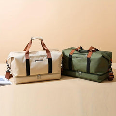 Nylon Sports Duffle Bag Large Capacity Waterproof Storage Bag