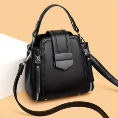 Casual Shoulder Bag Vintage Bag With Detachable Strap