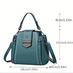 Casual Shoulder Bag Vintage Bag With Detachable Strap