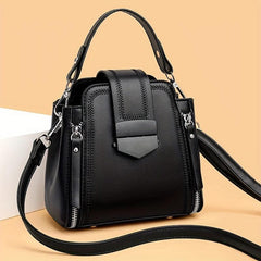 Casual Shoulder Bag Vintage Bag With Detachable Strap